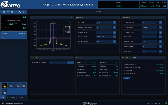AVQ1050 BPS Main page Settings 1920x1200